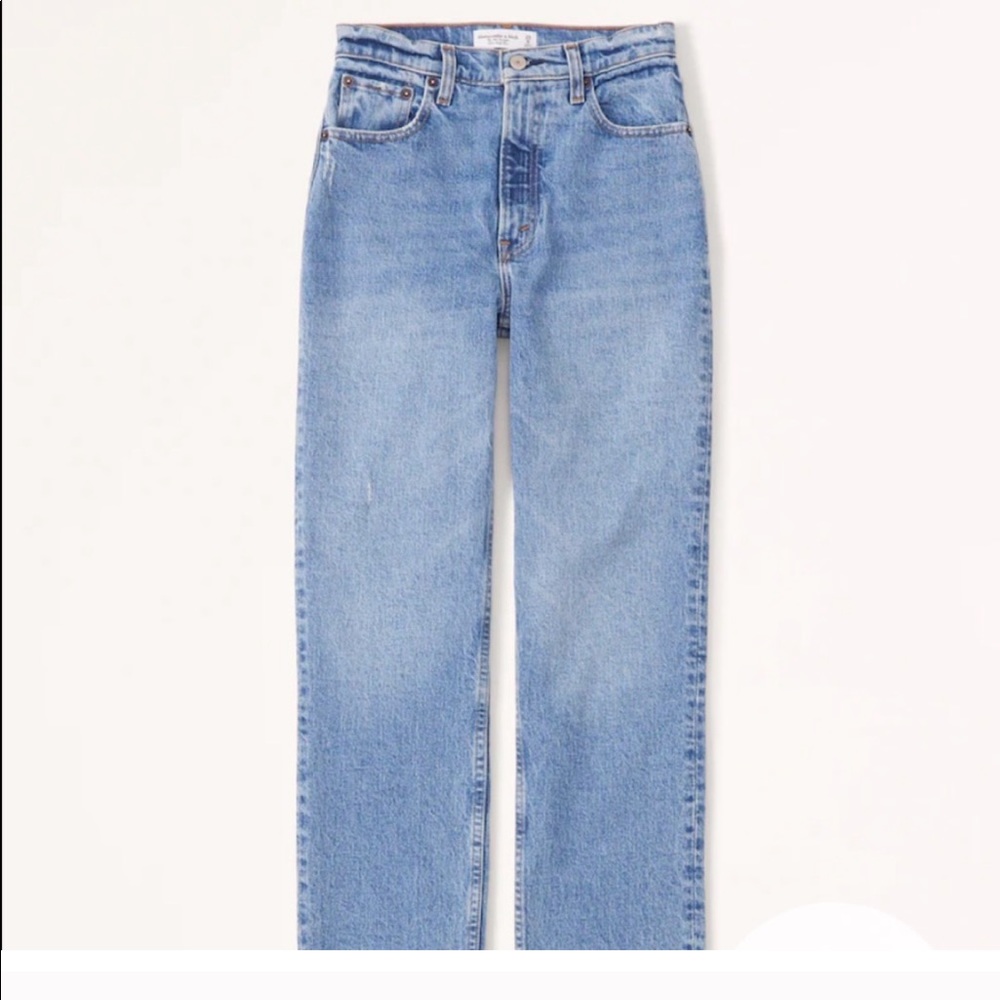 Abercrombie the 90’s straight Ultra High Rise Jean